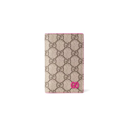 GUCCI PINK INTERIOR GG LONG CARD CASE ‎768249 (15*12cm)